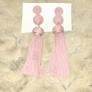 Never-worn Pink Tassel Earrings
